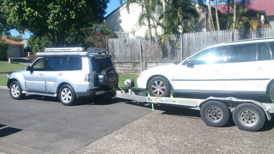 Mitsubishi Pajero with Airbag Man high pressure coil helper kit CR5002HP fitted