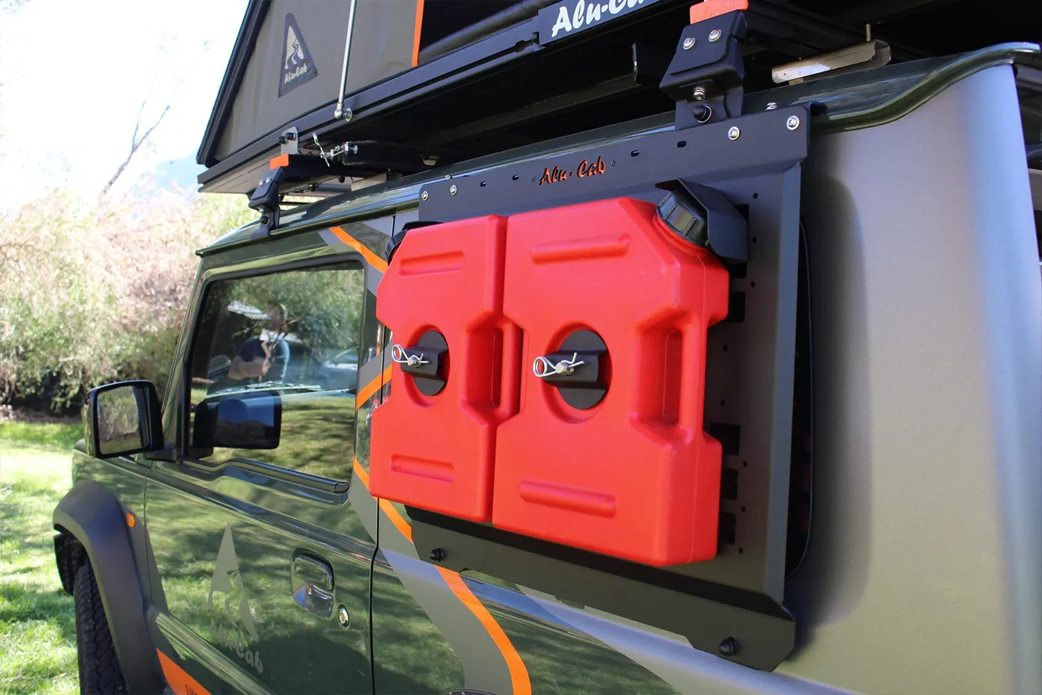 Alu-Cab Jimny Jerry Can Mount