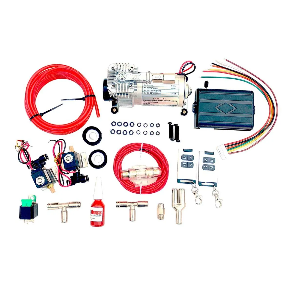 Boss Wireless Remote  Airbag Inflation Kit PX01 with Digital Gauge