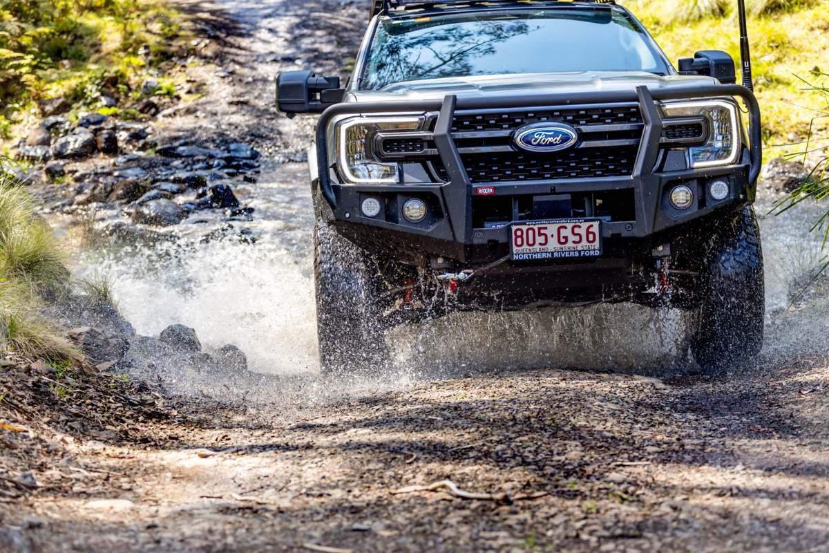 4WD fitted with Outback Armour suspension