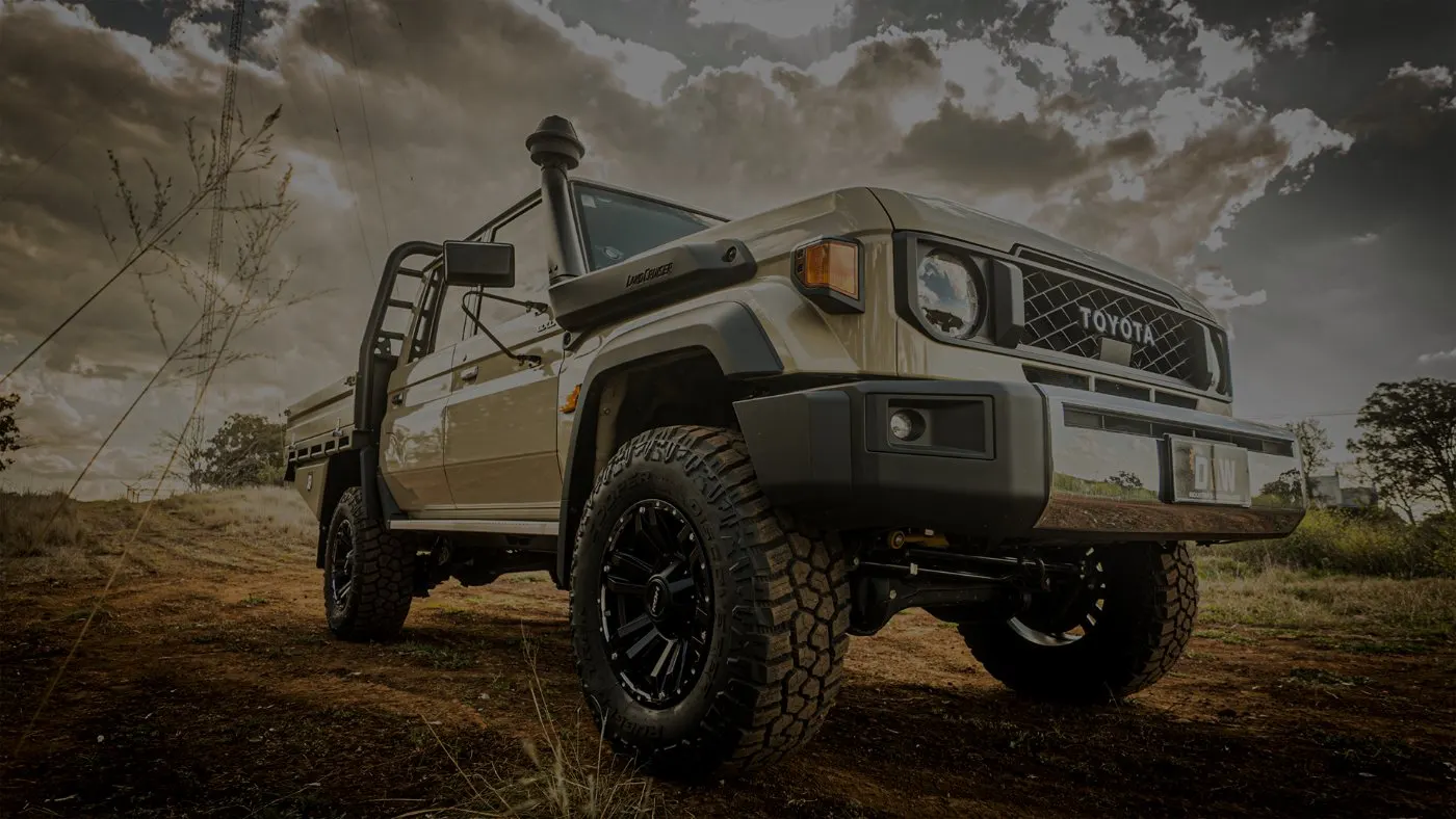 DMW Industries GVM upgrade 3,999 or 4,499 kg, Toyota LandCruiser 76, 78 and 79 Series