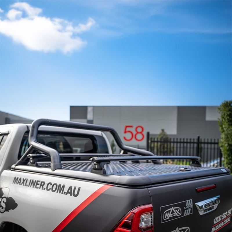 Maxliner Alloy Hard Lid, Isuzu D-Max 2015 to 2019, matte black