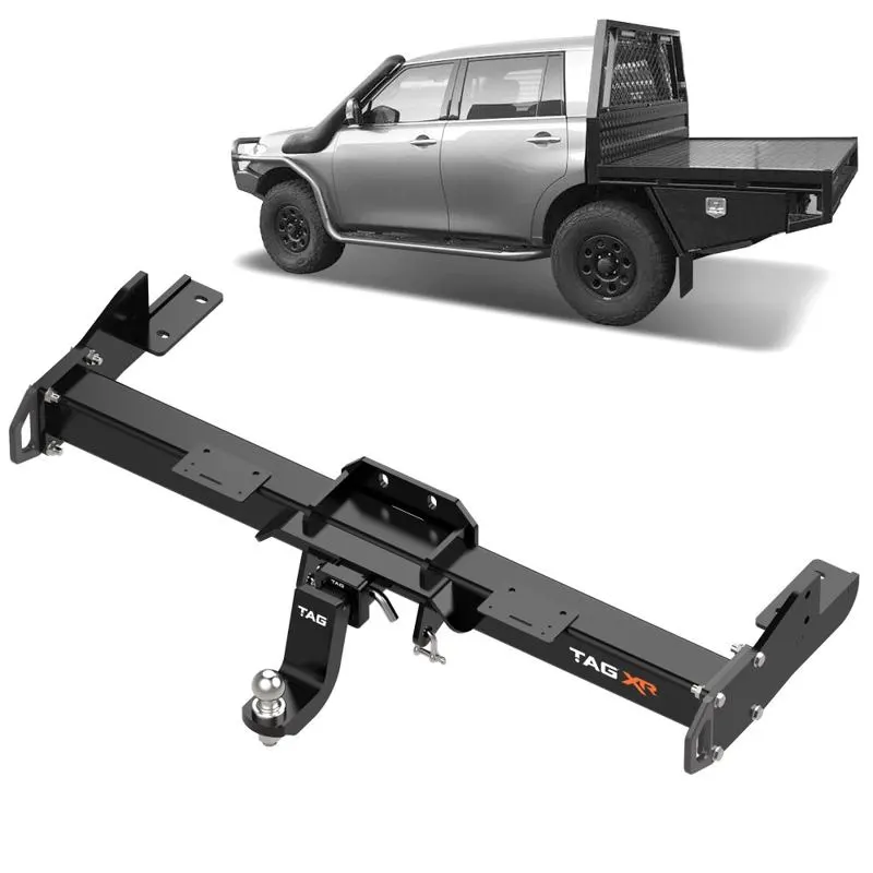 TAG 4x4 recovery towbar, ute-chopped Nissan Patrol Y62 wagons