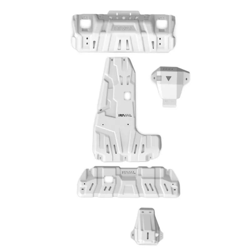 Rival 5-piece aluminium underbody kit (radiator, engine, transfer case, front and rear differential), Ineos Grenadier and Quartermaster