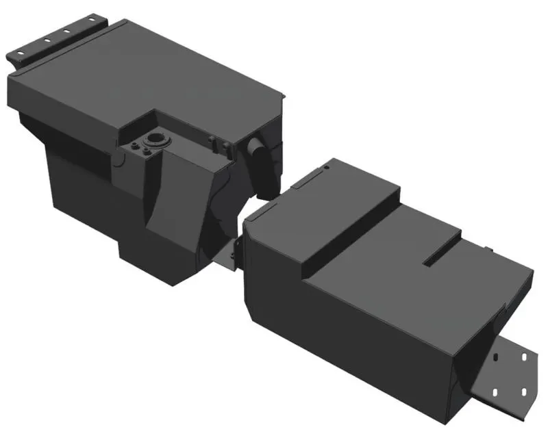 Brown Davis 110L relocation tank, LandCruiser 79 single cab
