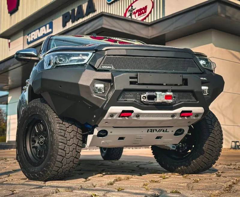 Rival aluminium front bar, no lights, Toyota HiLux 2021 on