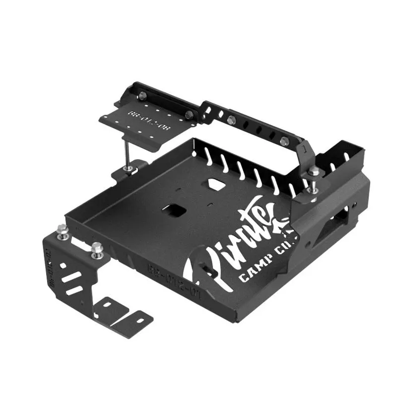 Pirate Camp Co under bonnet dual battery mount, Prado 250