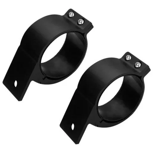 RoadVision universal bull bar clamp bracket, 49-54 mm tube, black