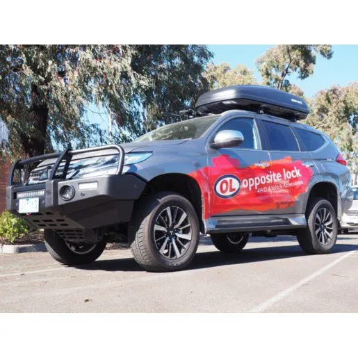 Opposite Lock post-type bull bar, Mitsubishi Pajero Sport QE