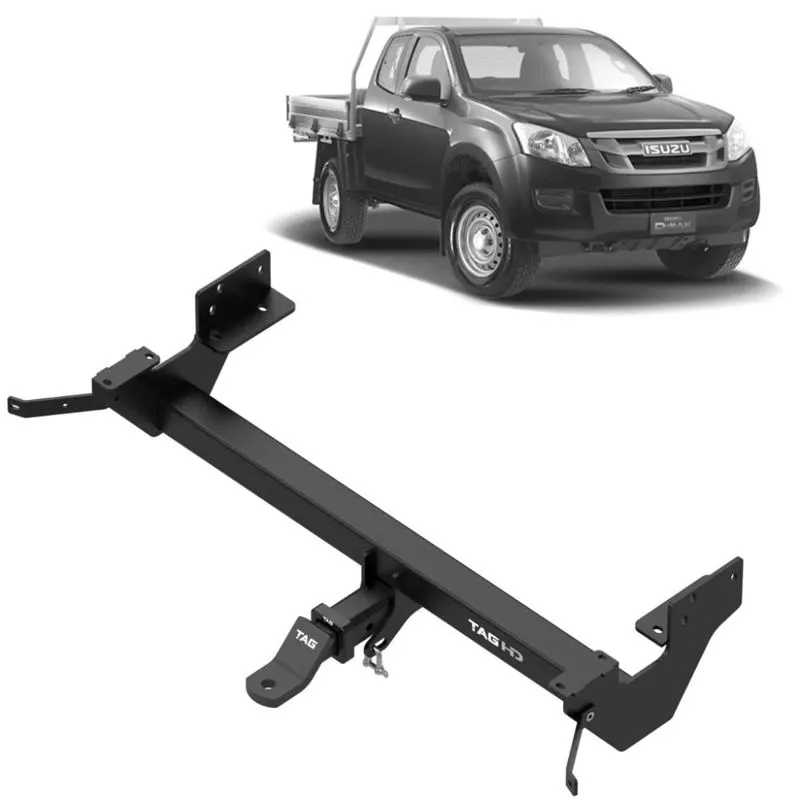 TAG Heavy duty towbar, Isuzu D-Max with rear bumper step (06/2012 to 06/2020)