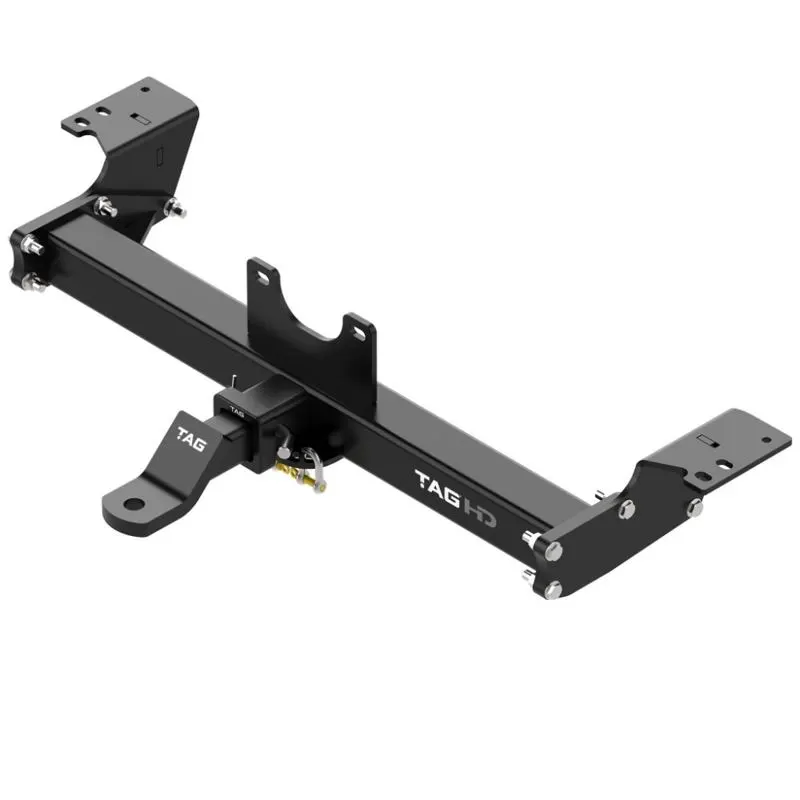 TAG Heavy duty towbar, Toyota Prado 120 and 150 with spare on back door (09/2002 to 06/2024)