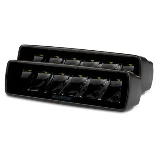 RoadVision Stealth RDL2870 6 inch slimline LED driving light set