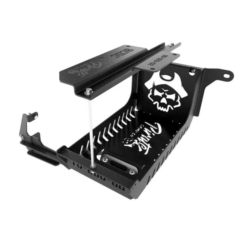 Pirate Camp Co under bonnet auxiliary battery mount, Ranger Super Duty
