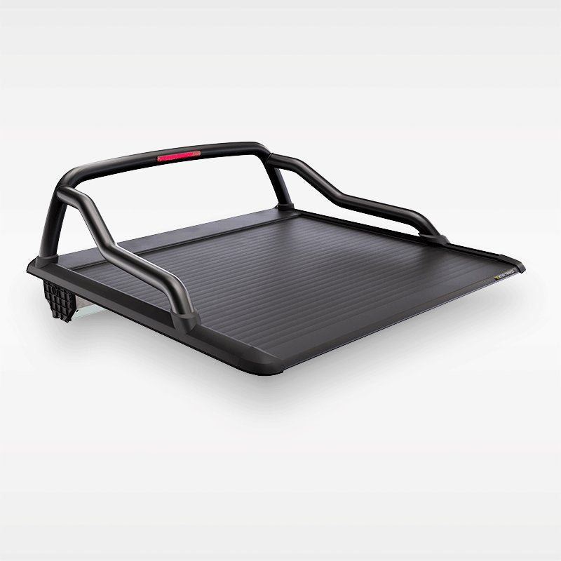 Mountain Top EVOe electric roller cover and extended sports bar bundle, Mazda BT-50 2020+ (black finish)