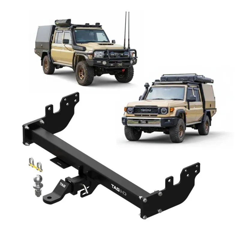 TAG Heavy duty towbar, Toyota LandCruiser 79 single and dual cab chassis (08/2012 on)