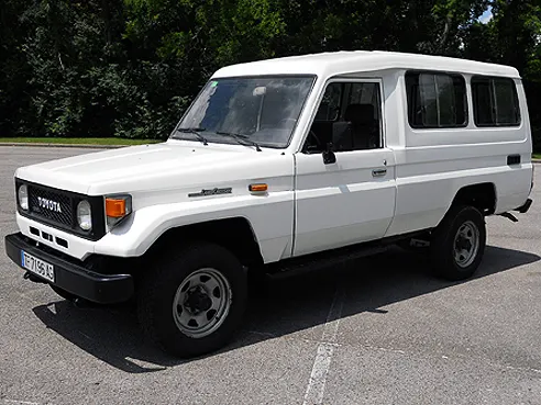 Toyota LandCruiser 78 Series Troop Carrier (1999-2006) with Outback Armour suspension