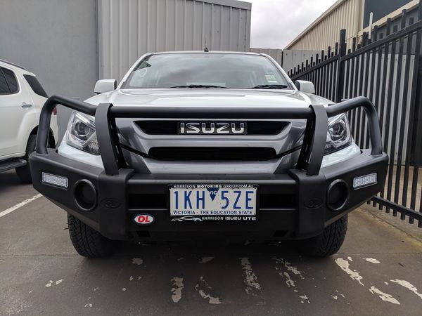 Opposite Lock Post-type bull bar, Isuzu MU-X