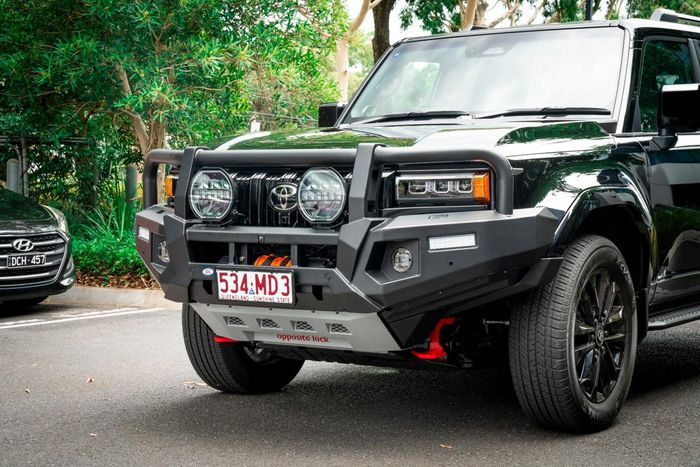 Opposite Lock post-type bull bar for the Toyota Prado 250
