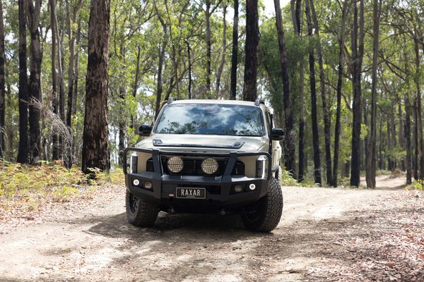 Raxar loop bull bar for the Kia Tasman