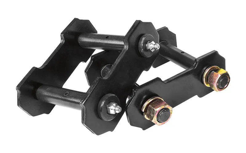 Greasable rear shackles
