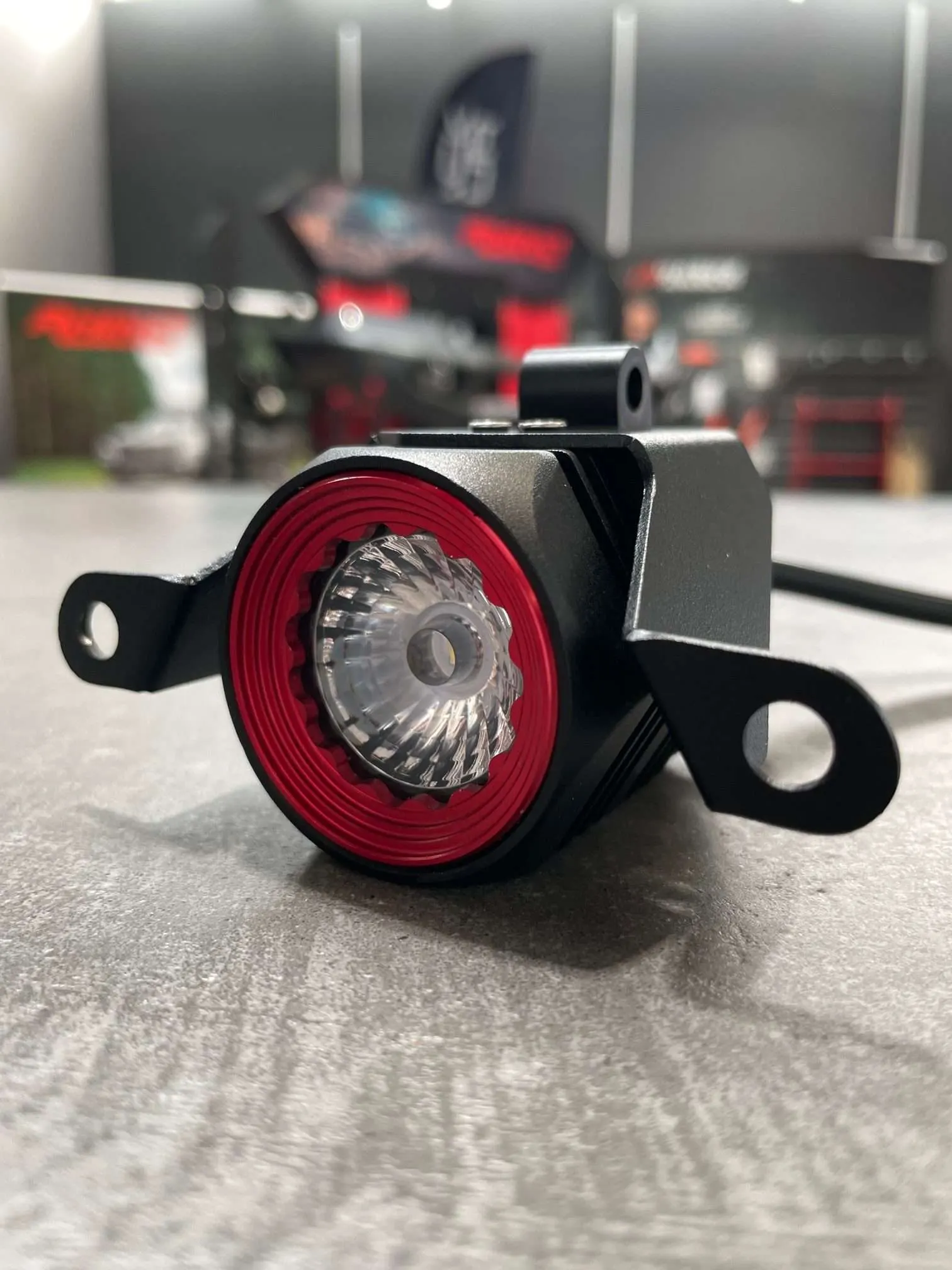 TrailMax pod light bracket with light fitted