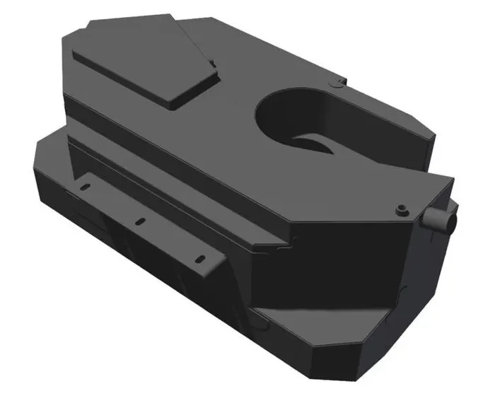 Brown Davis 155L replacement tank, Patrol GU cab chassis