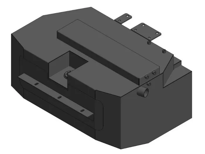 Brown Davis 170L replacement tank, LandCruiser 78 Troopie
