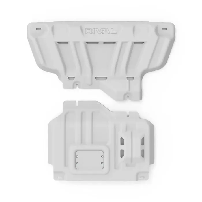Rival 2-plate aluminium underbody kit: radiator, engine