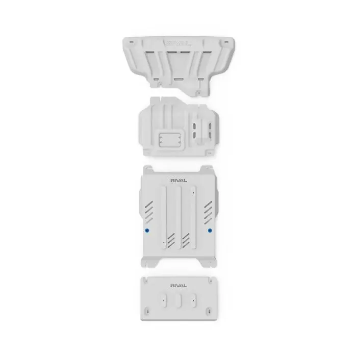 Rival 4-plate aluminium underbody kit: radiator, engine, transmission, transfer case