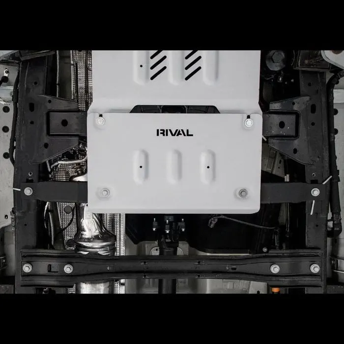 Rival aluminium transfer case bash plate