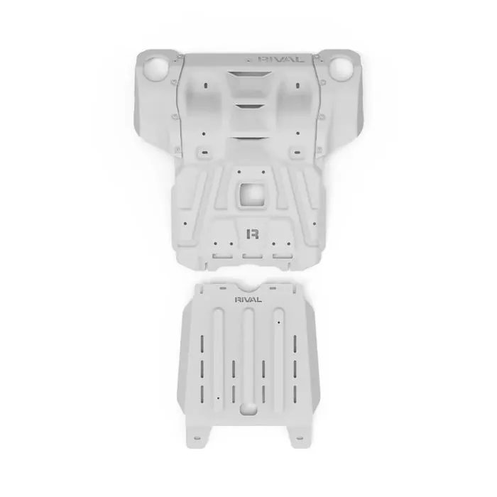 Rival 3-plate aluminium underbody kit: radiator, engine, transmission (new design)