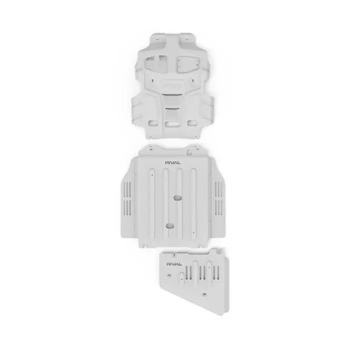 Rival 3 plate aluminium underbody kit