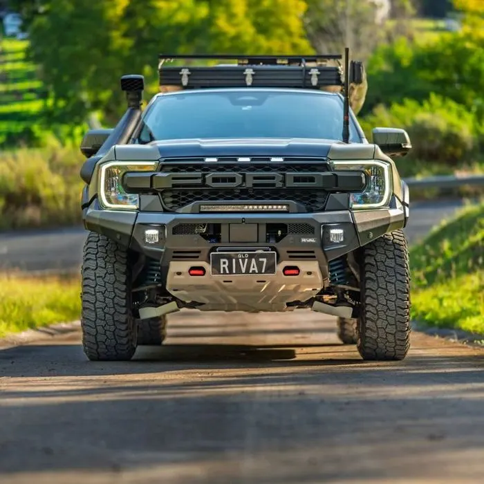 Rival aluminium front bar with LED fog lights